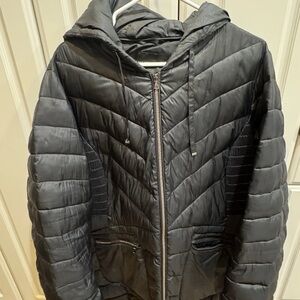 Lane Bryant Charcoal Puffer Jacket